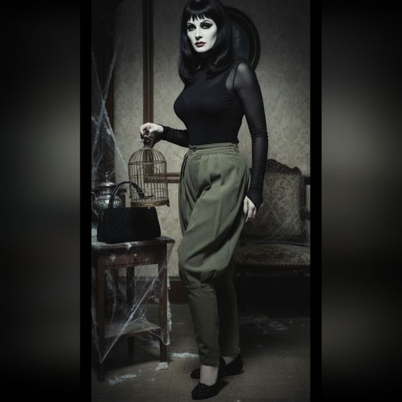 Vintage 80s Baggy Riding Trousers - Picture 12 of 12